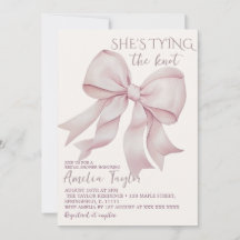 Elegante Rosa Casamento Nó Arco Chuveiro de Noiva