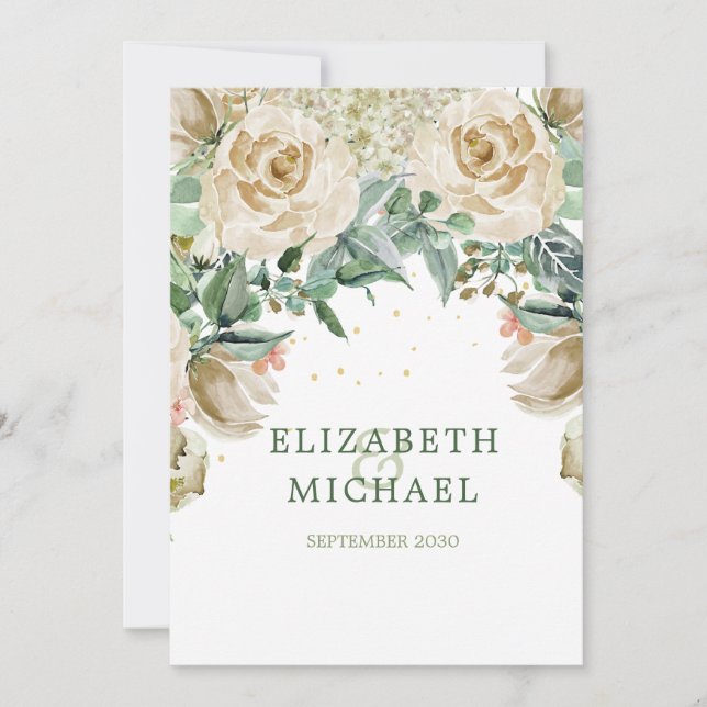 Convites Elegante Rosa Judeu Casamento Moderno Chuppah (Frente)