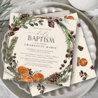 Convites Elegante Rustic Watercolor Greenerescência Santa B
