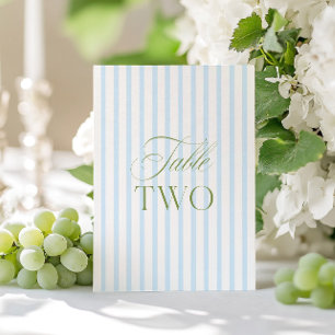 Convites Elegante Sage Green & Blue Núm. 2