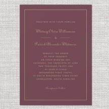Elegante Script Burgundy Dourado Sofisticado Casam