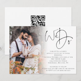 Convites Elegante Script Fazemos Sobreposição de Foto Códig