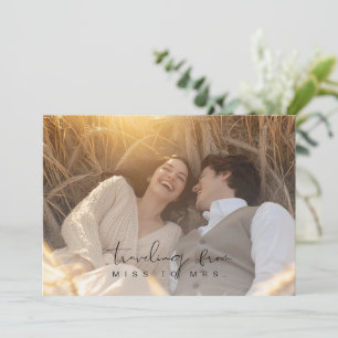 Convites Elegante Senhorita para Chá de panela de Foto Rust