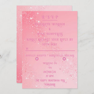 Convites Elegante Sparkle Wedding
