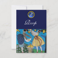 ELEGANTE SUMMER GARDEN PARTITY SAPPHIRE GEM MONOGR