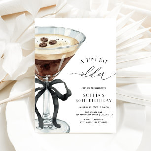 Convites Elegante Um Pouco Mais Velha Espresso Martini Aniv