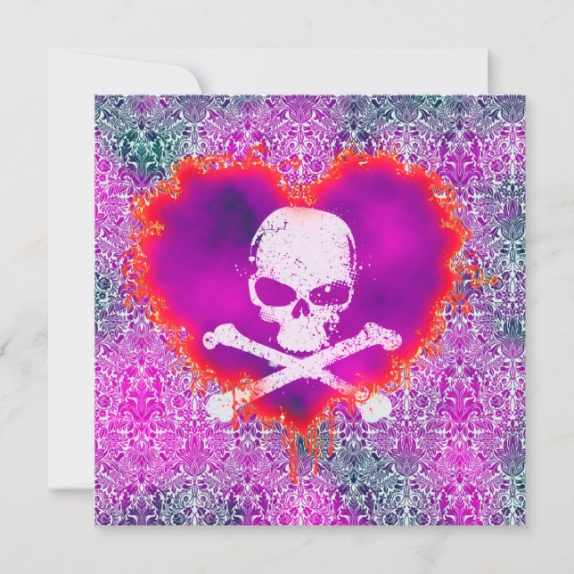 Convites Elegante Veneno Aniversário Sweet 16 Gótico (Frente)