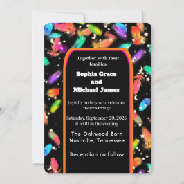 Convites Elegante Verde Deixa a Natureza Design | Botão Mín