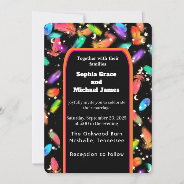 Convites Elegante Verde Deixa a Natureza Design | Botão Mín (Frente)