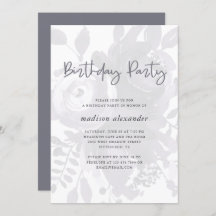 Elegante Vintage - Festa de aniversário Floral