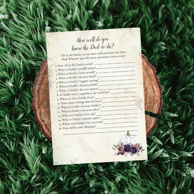 Convites Elegante White Pumpkin Que Conhece O Melhor Jogo D (Criador carregado)