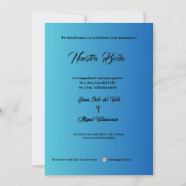 Convites Elegante y Moderna Invitation