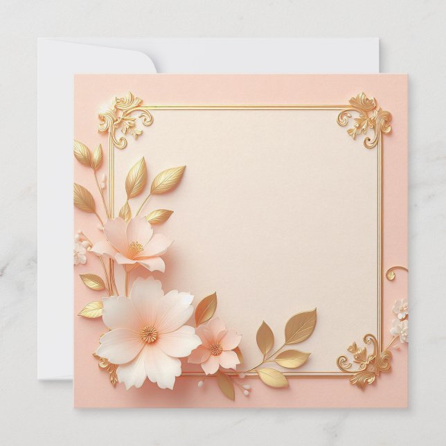 Convites Elegantemente Bela (Frente)