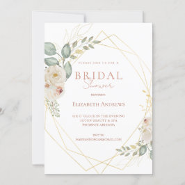 Convites Elegantes Brautparty Boho Einladung