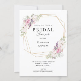 Convites Elegantes Brautparty Boho Einladung