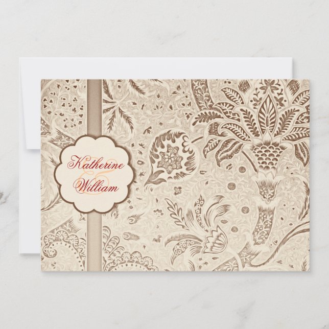 convites elegantes de festa de noivado (Frente)