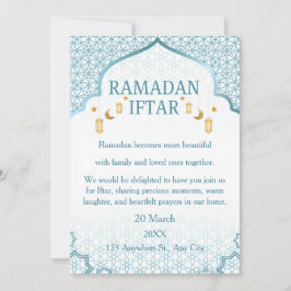 Convites Elegantes de Ramadan Mubarak – Iftar Fami