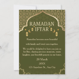 Convites Elegantes de Ramadan Mubarak – Iftar Fami