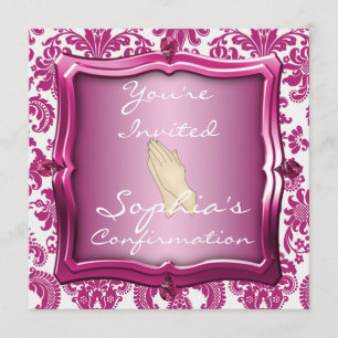 CONVITES elegantes do design do damasco da