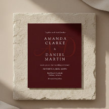 Elegantes iniciais monogramas de casamento em burg