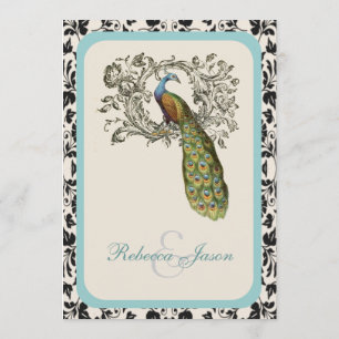 Convites elegantes pântanos Vintage lily floral casamento p