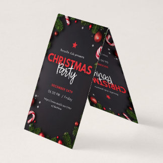 "Convites Elegantes para Festa de Natal & Decoraçã