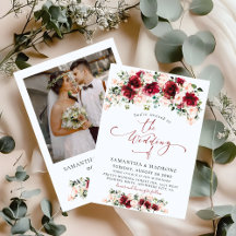 Elegantes Rosas de Blush Borgonha Foto Floral Casa