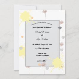 Convites Elegent modren dazie flower