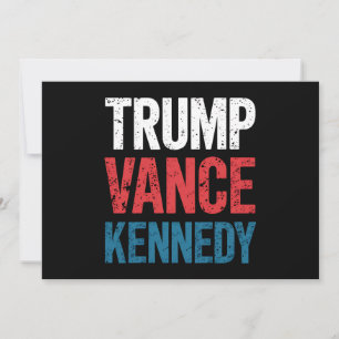 Convites Eleição Trump Vance Kennedy 2024
