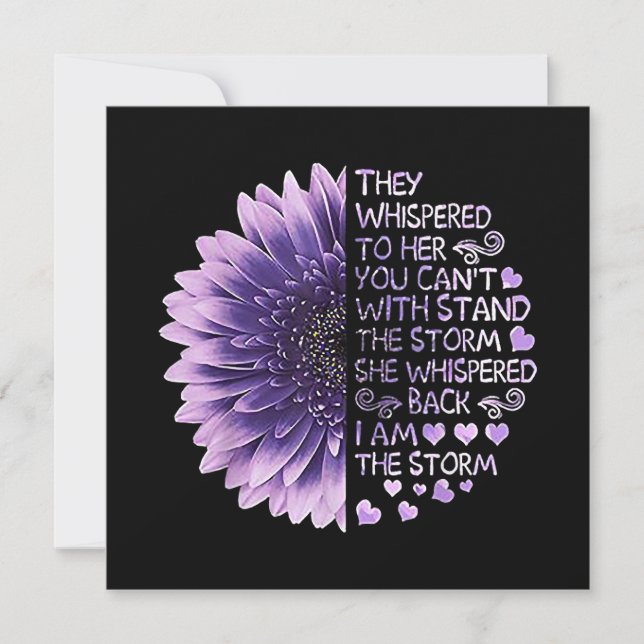 Convites Eles sussurravam para ela. Você não pode ficar com (Frente)