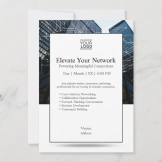Convites Elevate Your Network Invition Template