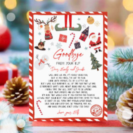 Convites Elf Goodbye - Letra Goodbye do Elf Christmas