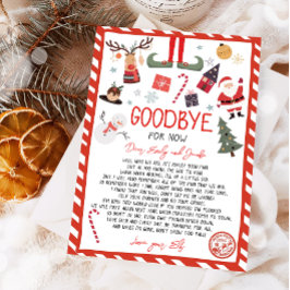 Convites Elf Goodbye - Letra Goodbye do Elf Christmas