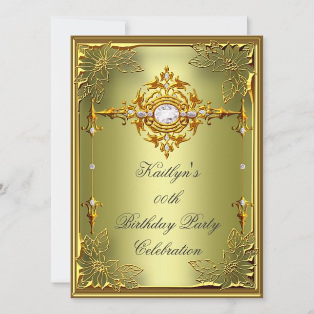 Convites Elite Avocado Green Festa de aniversário 2 (Frente)