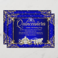 Elite Princess Quinceanera Royal Blue Sparkle