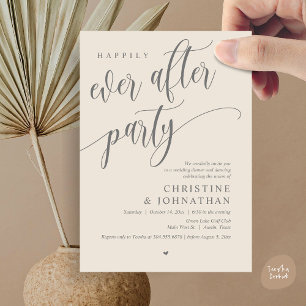 Convites Elopemento De Casamento, Feliz Nunca Depois Da Fes