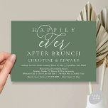 Convites Elopemento De Casamento, Feliz Sempre Depois De Br<br><div class="desc">Elegantemente anuncie sua alegria para sempre com nossa carta de convite para celebração de elopementos de casamento, "Feliz Para Sempre Depois de Brunch". Personalizado para casais continuando sua história de amor, este convite atinge um equilíbrio perfeito de sofisticação e charme, estabelecendo a cena de um evento inesquecível. Com um moderno...</div>