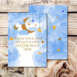 Convites Em Branco Adicione Seu Próprio DIY Twinkle Twinkle