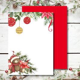 Convites Em Branco Adicione Seu Próprio Natal poinsettia ve