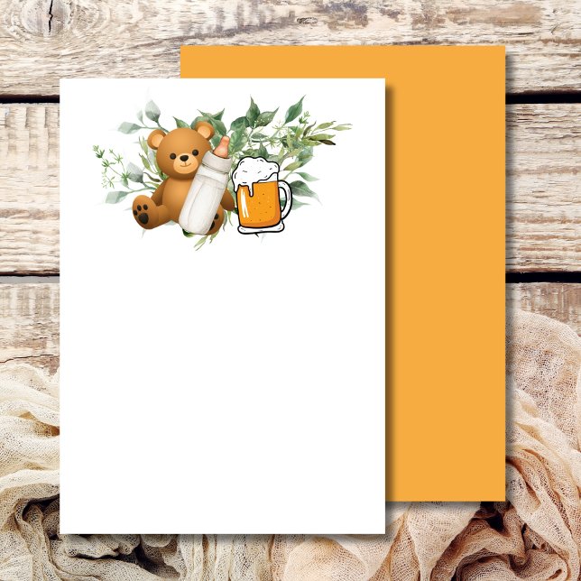 Convites Em Branco Adicione Seu Próprio um bebê está a cami (Criador carregado)