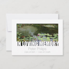 Convites Em celebração Loving do modelo 9 da memória da