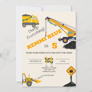 Convites Em Construção! Aniversário