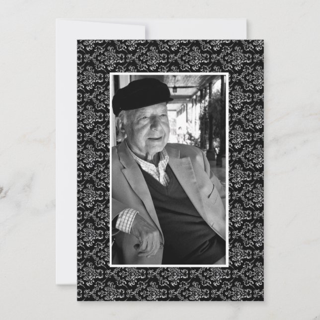 Convites Em foto Loving da observação da morte da memória (Frente)