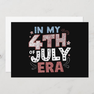 Convites Em Meu Quarto De Julho Era Patriótico Americano