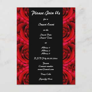 Convites em ocasiões formais - personalizar