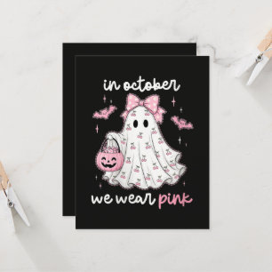 Convites em outubro usamos rosa fantasma Halloween