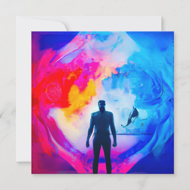 Convites Em pé nas cores (Frente)