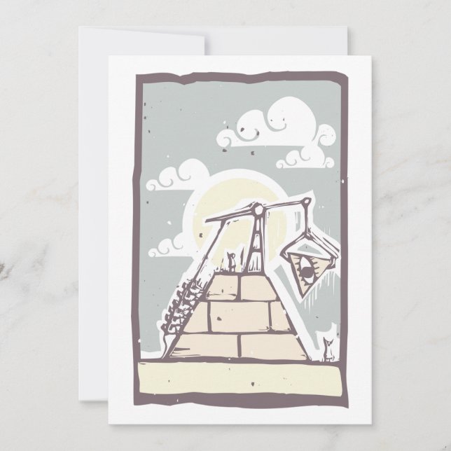 Convites em Pirâmides Masônicas (Frente)