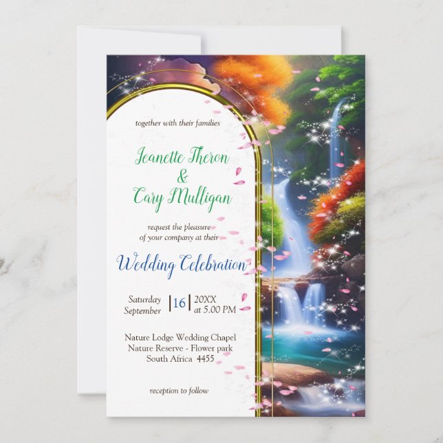 Convites Em que mundo maravilhoso eu vivo (Frente)