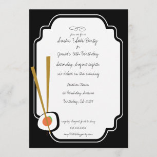 Convites em Raw Sushi para Planetas Orgânicos